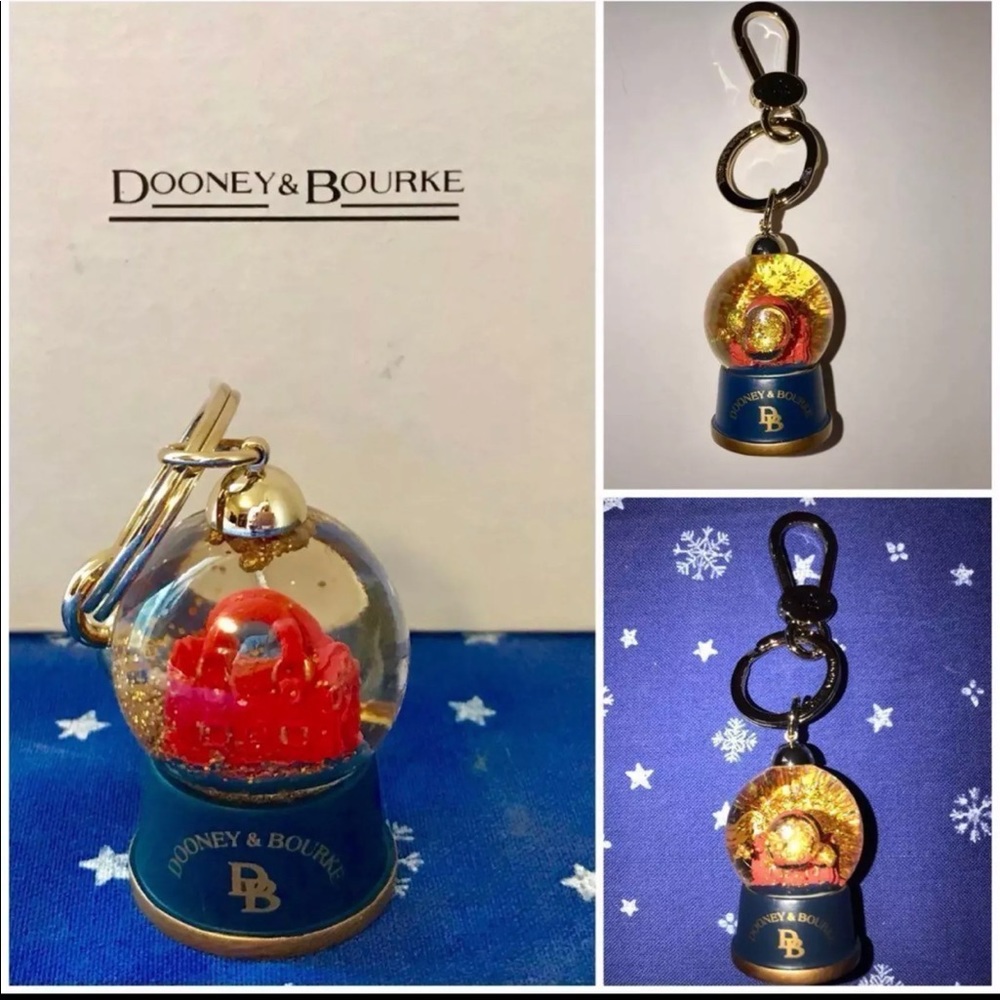 Purse Charm, Dooney & Bourke, Snow Globe